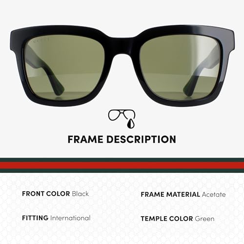 Gucci GG0001SN Designer Sunglasses: Elegant Square Frame Eyewear with Premium eSHADES Kit - Epitome of Luxury and Style2