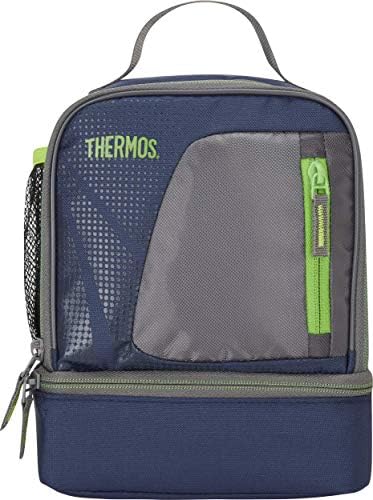 Thermos 148838 Radiance Dual Compartment Lunch Kit, Navy