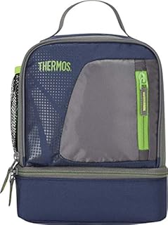 Thermos 148838 Radiance Dual Compartment Lunch Kit, Navy