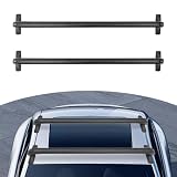 2 Barres de Toit, Fixations sur Le Toit, Barres de Toit Universelles avec Serrure, Barres de Rangement pour Voitures 4 ou 5 Portes (100 cm)