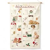 Shining She 2026 Adventskalender zum Befüllen Stoff, 120 x 70cm...