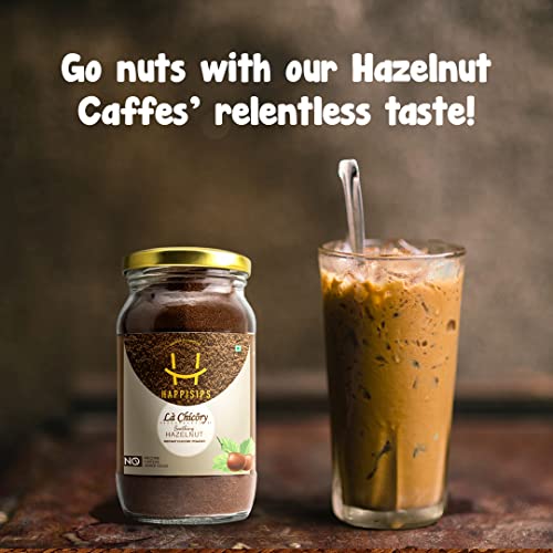 Image of Instant Chicory Root Powder, Hazelnut Flavour Chicory Powder, 75g - HAPPISIPS