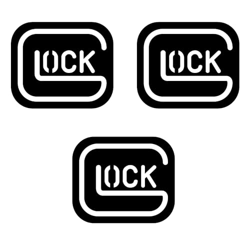 Image of Safe Action Gun Pistol Perfection 4 inch x 5 inch Vinyl Decal Sticker - Perfect for Vehicle: Cars, Trucks, Lockers, Water Bottles, Flasks, Laptops, Military Veterans (3-Pack | Black)