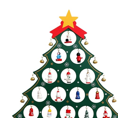 Garende Árvore de natal de madeira decoração de mesa mini decoração de árvore de natal engraçado enf