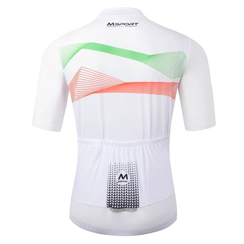Msport Ensemble de Cyclisme Respirant à Séchage Rapide – Tenue Cyclisme Maillot Homme + Cuissard Rembourré Gel 5D - M05 XL – vue 3