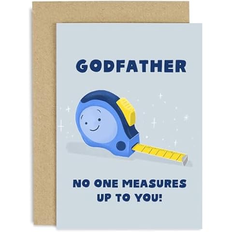 Old English Co. Fun Birthday Card for Godfather Cover