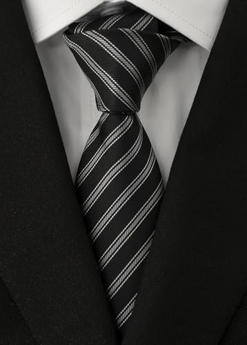 Image of Men's Necktie Classic Silk Tie Woven Jacquard Neck Ties 9 PCS