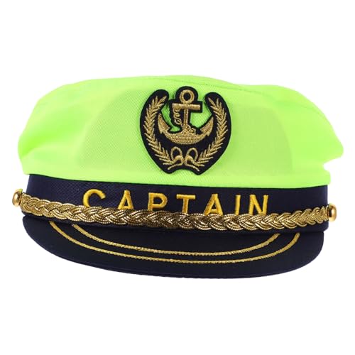 BESPORTBLE Captain Hat for Women/men Boat Captain Hat Sailor Costume Accessory Unisex Party Craftsmanship