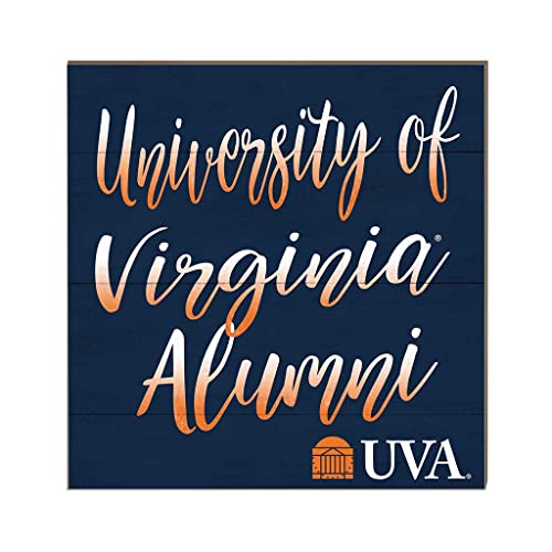KH Sports Fan Virginia Cavaliers 10"x10" Team Alumni Sign, One Size, Multi