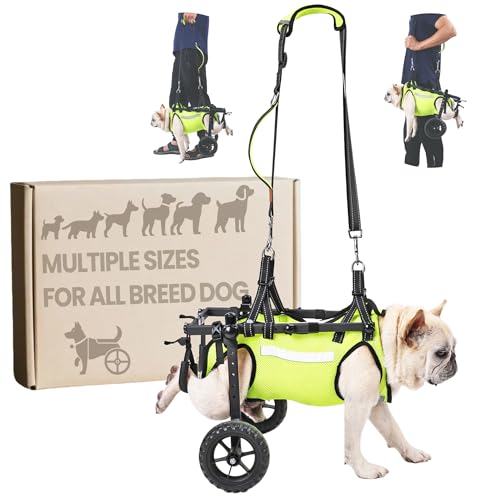Acesolid Adjustable Dog Wheelchair with Safety Vest