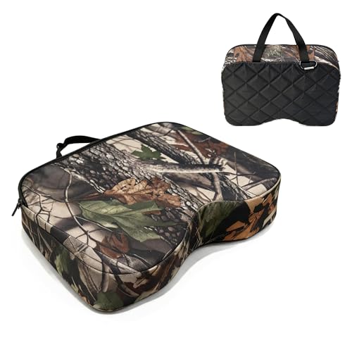 Image of Hunting Seat Cushion,Thickening Lightweight Pad, Waterproof Oxford Cloth & High-Density Sponge, Portable for Hunting, Camping, Stadium