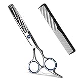 【Zum Ausdünnen von Haaren】Egal ob bei vollem oder feinem Haar, die Schere ist erstklassig geeignet zu ausdünnen und in Form bringen von jeglichem Haar und ist die beste Wahl für ein perfektes Ergebnis!