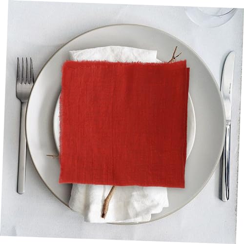 Serviettes lavables et réutilisables à pompons pour décoration de table de mariage