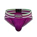 JOCKMAIL Mesh Athletic Supporters Mens Briefs Underwear Comfort Male Underwear for Gym Sport (as1, alpha, m, regular, regular, Purple)