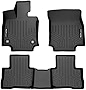 SMARTLINER All Weather Custom Fit Floor Mats 2 Row Liner Set Black Compatible with 2019-2022 Toyota Rav4 Hybrid