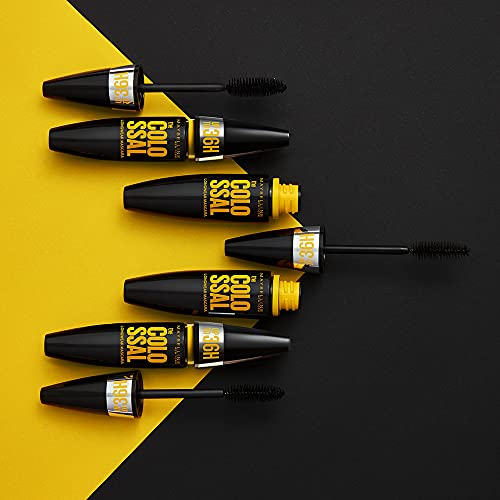 Maybelline New-York - Mascara Waterproof Volumateur - Colossal 36h - Teinte : Noir NU - 9.5 ml