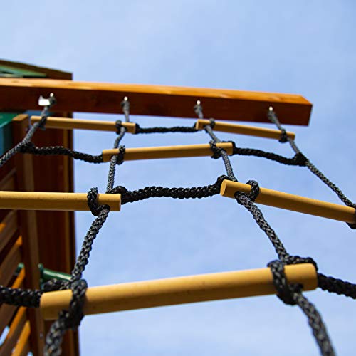 Swing N Slide WS 4481 Climbing Cargo Net for Kids Outdoor Play Sets, Jungle Gyms, SwingSets & Ninja Warrior Style Obstacle Courses (NE 4481-1) - Thumbnail 3