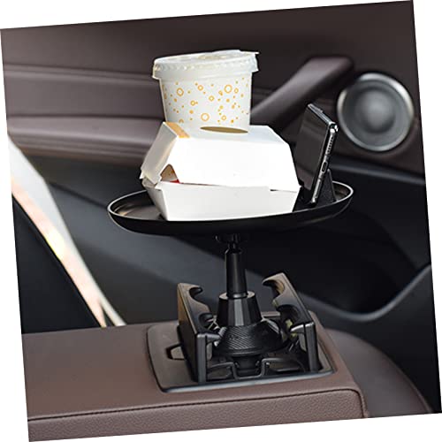 Portavasos y bandeja para auto 1pc práctico para snacks miniatura 2
