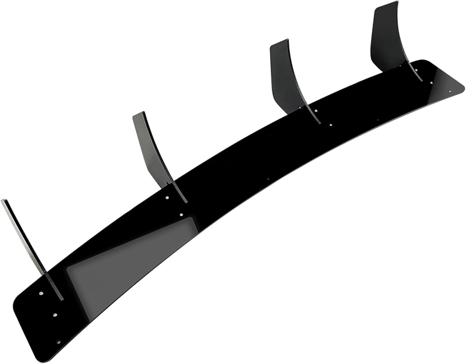 Rear Diffuser Lip Shark Fin for Benz CLA W117 CLA45 AMG 2016-2019 Black