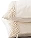 White Tassel Sham Cotton Pillow Covers,18.9in x29.1in,Set of 2