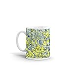 George Bush Intercontinental Airport (IAH), North Terminal Road, Houston, TX, USA FAA Sectional Aeronautical Charts Chart Mug, 11oz