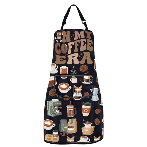 WSNANG Barista Apron - Coffee Era Apron - Funny Coffee Gifts