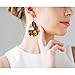 Vosach Earrings For Women Musical Instruments, Abstract Jazz Art Piano Music Sax Fashion Leather Teardrop Earrings Lightweight Earrings For Women Friends Bridal