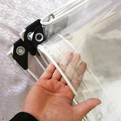 Lona transparente para terraza impermeable y toldo protector de lluvia 8
