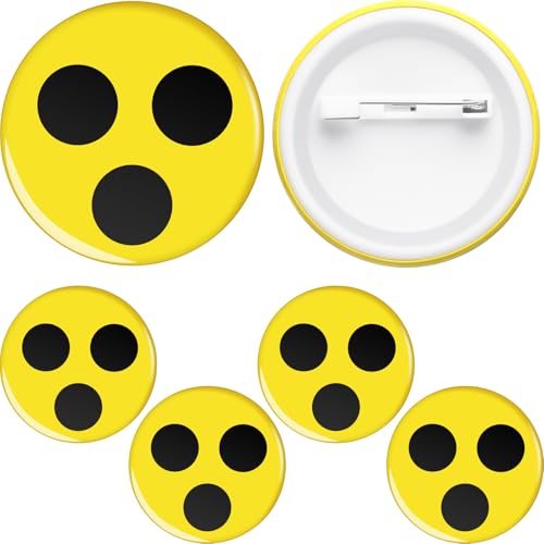 Cindeer 4 Pcs Badges à Boutons Badge Malvoyant avec Clip Insigne d'Aveugle Épinglette Malvoyante Pins à Broche d'Aveugle pour Aide à Déficience Visuelle(Braille)