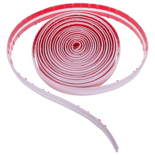 Protector de esquinas de TPE autoadhesivo SECFOU blanco y ajustable para muebles 2