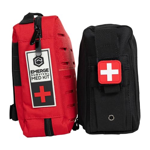 Emerge Survival Emergency Med Kit – Comprehensive 150+ Piece Emergency...