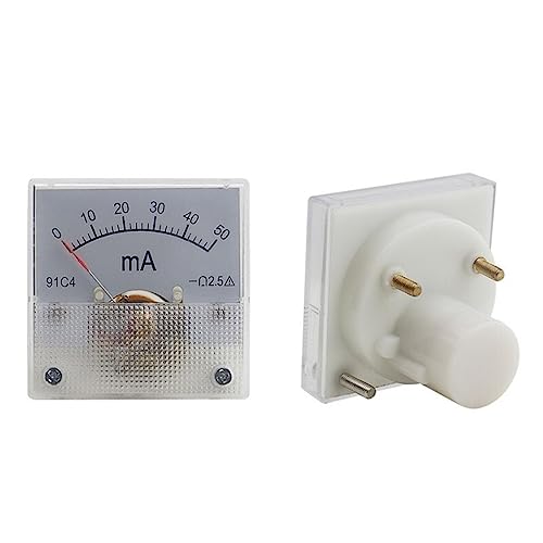 Ampèremètre DC analogique 100mA MOBYAT 91C4 compteur de courant à pointeur mécanique