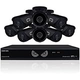 Night Owl 16 Channel 1080 Lite HD High Definition Analog Video Surveillance Security System, with 1 TB HDD, 8X 720p HD Wired Cameras