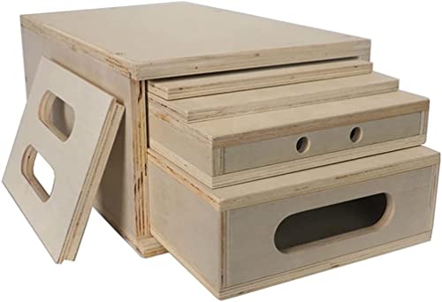 Myoyay Photography Apple Box, Set Of 5 Standard Wooden Apple Boxes With Magnetic Lid Design Multifunctional Wooden Boxes For Supporting Height-Adjusting Photo Studio Film Set And Photography #TOP3