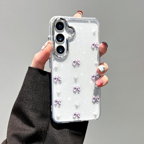 Amazon.com: EYZUTAK Case for Samsung Galaxy A17 5G, Bling Glitter 3D ...