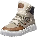 MUSTANG Damen 1446-601 Sneaker, Taupe, 39 EU