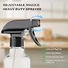 Hethyo Spray Bottles Plastic Spray Bottle for Hair Mist/Stream Heavy Duty Empty Spray Bottles for Cleaning Solutions, Plants, Cooking (12oz-BlackClear) #1