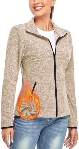 Soneven Fleece Jacket Women Winter, Jacket with Zipper for Jacket...