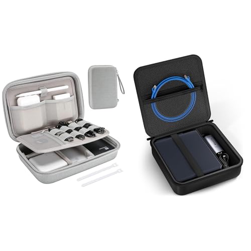 ProCase Hard Travel Electronic Organizer Case Bundle with Hard Carrying Case for Glinet Travel Router