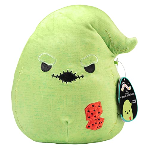 Squishmallow 8 Nightmare Before Christmas Green Oogie Boogie Plush - Official Kellytoy - Soft and Squishy Stuffed Animal Toy for Kids