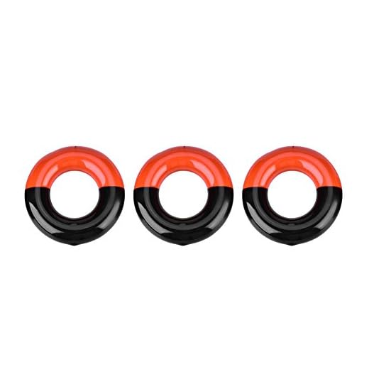 VGEBY Golfschläger mit gewichtetem Swing-Ring, zum Aufwärmen und Aufwärmen von Donut, Driverkopf, für Training und Übungen, 3 Stück