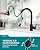 Black Kitchen Faucet with Pull Down Sprayer for RV Sink, VFAUOSIT Kitchen Sink Faucet Stainless Steel Laundry Single Handle Pull Out Kitchen Faucets Matte Black, Grifo para Fregaderos de Cocina