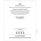 AT-A-GLANCE 2023 Monthly Planner Refill, for Planners 70-236 or 70-296, 9