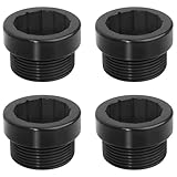 Houoto Umbrella Pole Stabilizer - Umbrella Pole Stabilizer Adapter for Pool Umbrella, Deck Umbrella, Patio Umbrella - 4 Pack (Black)