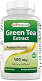Best Naturals Green Tea Extract 500 mg 250 Capsules - Image 1