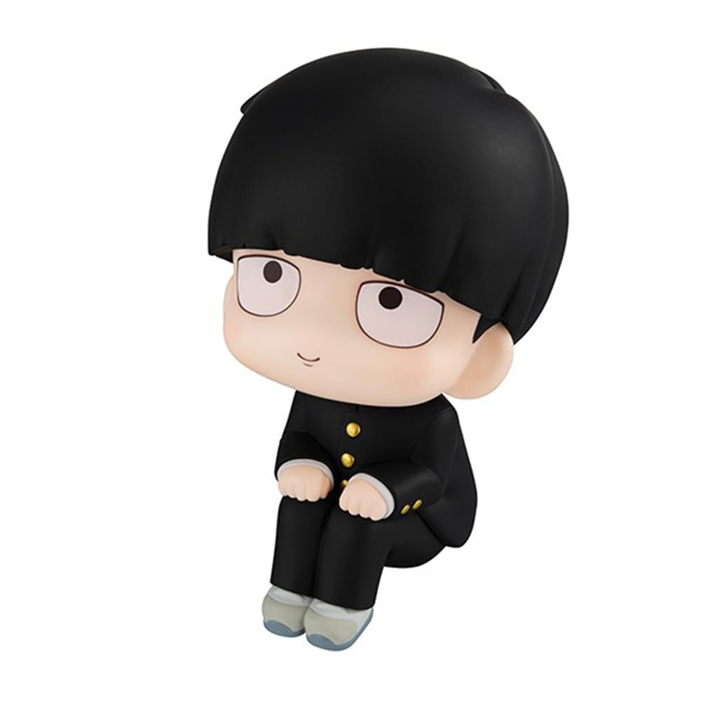 Zhongkaihua Mob Psycho 100 Figure Mob Kageyama Shigeo Figure Look Up Anime PVC Model Figurine Home Desk Car Decoration Ornament Birthday Gift for Fans, 4.33 inches (11 cm)