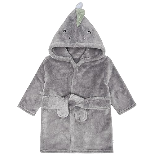 Image of Gerber Unisex Baby Plushy Soft Hooded Animal Character Bathrobe