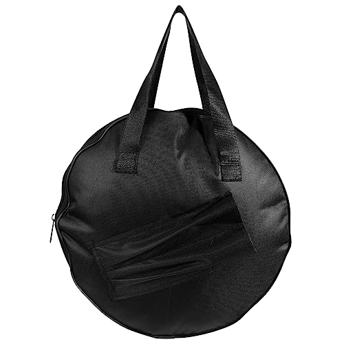 ibasenice Silent Drum Pad Bag Durable Oxford Cloth Storage Case for Dumb Drum Lightweight Carrying Bag with Zipper for Percussion Instrument Transport and Practice