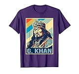 Genghis Khan Poster Mongol Emperor T-Shirt