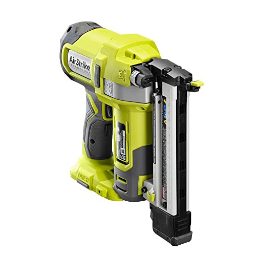 RYOBI-ONE-18-Gauge-Cordless-AirStrike-Narrow-Crown-Stapler-P361-Green